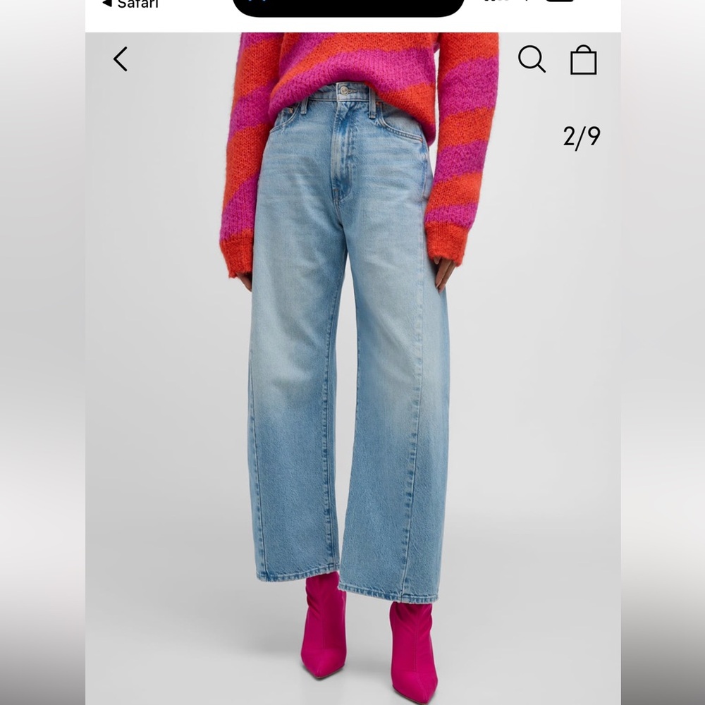 MOTHER The Half-pipe Ankle Jeans in This Is How I Roll Size 26 sold out online!
